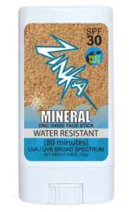 SPF 30 Clear Zinc Oxide Mineral Face Stick – Zinka Sunscreen